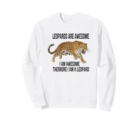 Los leopardos Son Impresionantes Soy Impresionante por lo Tanto, Soy un Leopardo Sudadera