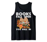 Los libros se abren Te caes en - camiseta para ávidos lectores eruditos Camiseta sin Mangas