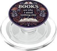 Los Libros Son la razón por la Que no Necesito Nada más Lector PopSockets PopGrip para MagSafe