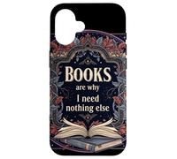 Los Libros Son la razón por la Que no Necesito Nada más Leer estética Carcasa para iPhone 16