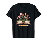 Los Libros Son más ruidosos Que Las Palabras Flores Camiseta