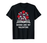 Los Libros Son mi Amante de los Libros de San Valentín para Ella él Bookish Camiseta