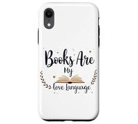 Los libros son mi amor Idioma Lectura Amante Bibliotecario Estética Carcasa para iPhone XR