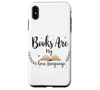 Los libros son mi amor Idioma Lectura Amante Bibliotecario Estética Carcasa para iPhone XS Max