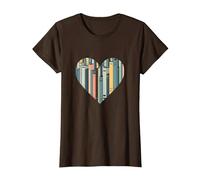 Los Libros Son mi lenguaje de Amor - Bookworm Gift Camiseta, Mujer, Marrón, XS