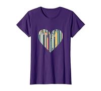 Los Libros Son mi lenguaje de Amor - Bookworm Gift Camiseta, Mujer, Morado, XS