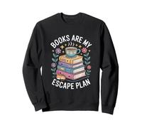 Los Libros Son mi Plan de Escape Leer Amante Estética Sudadera