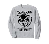 Los Lobos no Pierden el sueño por la opinión de Las ovejas Sudadera