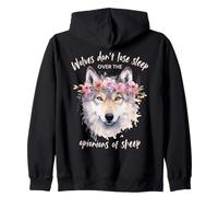 Los lobos no pierden el sueño por las opiniones de ovejas Funny Mom Sudadera con Capucha