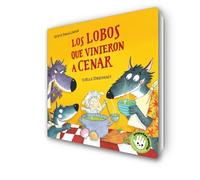 Los lobos que vinieron a cenar (La ovejita que vino a cenar. Libro de cartón) (Pequeñas manitas)