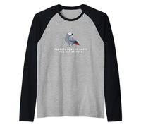 Los Loros me Hacen Feliz, no Tanto Loro Divertido Camiseta Manga Raglan