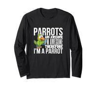 Los Loros Son increíbles, Soy Impresionante, Soy un Loro Divertido Manga Larga