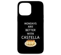 Los lunes vintage son mejores con el pastel Castella Retro Castella Carcasa para iPhone 13 Pro Max