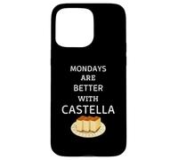 Los lunes vintage son mejores con el pastel Castella Retro Castella Carcasa para iPhone 15 Pro Max