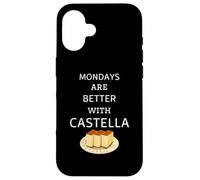 Los lunes vintage son mejores con el pastel Castella Retro Castella Carcasa para iPhone 16