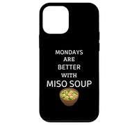 Los lunes vintage son mejores con sopa de miso sopa de miso retro Carcasa para iPhone 12 mini