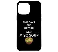 Los lunes vintage son mejores con sopa de miso sopa de miso retro Carcasa para iPhone 13 Pro Max