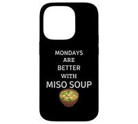 Los lunes vintage son mejores con sopa de miso sopa de miso retro Carcasa para iPhone 14 Pro