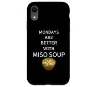 Los lunes vintage son mejores con sopa de miso sopa de miso retro Carcasa para iPhone XR
