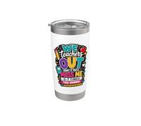 Los maestros admitimos que me extrañamos 67 veces el último día de clases Vaso térmico de acero inoxidable de doble pared
