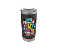 Los maestros admitimos que me extrañamos 67 veces el último día de clases Vaso térmico de acero inoxidable de doble pared