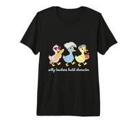 Los Maestros tontos construyen el Personaje Lindo Pato Camiseta Premium