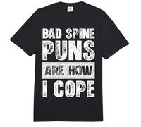 Los Malos Juegos de Palabras sobre la Columna Vertebral Son la Forma en Que me Las arreglo, Divertido Padre quiropráctico Comfort Colors Adult Heavyweight T-Shirt