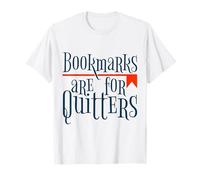 Los marcadores Son para quienes Dejan de Leer la Biblioteca de Amantes de los Libros Camiseta