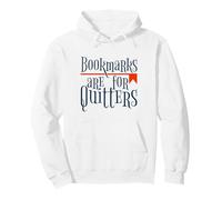 Los marcadores Son para quienes Dejan de Leer la Biblioteca de Amantes de los Libros Sudadera con Capucha