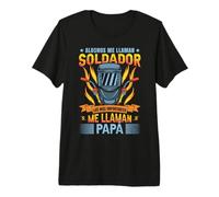Los Más Importantes Me Llaman Papá Soldador Camiseta Premium