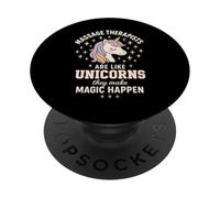 Los masajistas son como unicornios que hacen magia PopSockets PopGrip Adhesivo