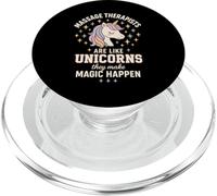 Los masajistas son como unicornios que hacen magia PopSockets PopGrip para MagSafe