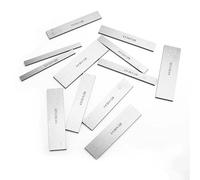 Los mejores 6 pares, 12 Uds., bloque de calibre almohadilla paralela, juego almohadillas fresado CNC acero aleación, 120mm x (10-35Mm) for torno fresadora tornillo