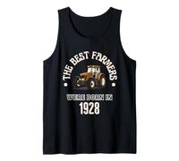 Los Mejores Agricultores Nacieron en 1928 Regalo de cumpleaños de los años 20 Camiseta sin Mangas