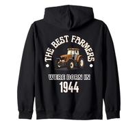 Los Mejores Agricultores Nacieron en 1944 Regalo de cumpleaños de los años 40 Sudadera con Capucha