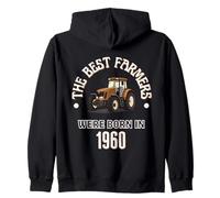 Los Mejores Agricultores Nacieron en 1960 Regalo de cumpleaños de los años 60 Sudadera con Capucha