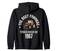 Los Mejores Agricultores Nacieron en 1967 Regalo de cumpleaños de los años 60 Sudadera con Capucha