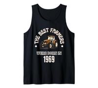 Los Mejores Agricultores Nacieron en 1969 Regalo de cumpleaños de los años 60 Camiseta sin Mangas