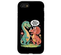 Los Mejores capullos de Verano - Cute Dinosaur Friends Summer Carcasa para iPhone SE (2020) / 7/8