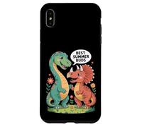 Los Mejores capullos de Verano - Cute Dinosaur Friends Summer Carcasa para iPhone XS MAX