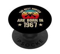 Los Mejores Cazadores Nacieron en 1967 Dicho Divertido Amante de la Caza PopSockets PopGrip Adhesivo