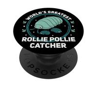 Los Mejores isópodos Kawaii de Rollie Pollie Catcher de Funny World PopSockets PopGrip Adhesivo