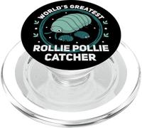 Los Mejores isópodos Kawaii de Rollie Pollie Catcher de Funny World PopSockets PopGrip para MagSafe
