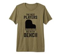 Los Mejores Jugadores están en el Banco Pianista Pianista Camiseta Premium