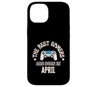 Los Mejores Jugadores Nacen en Abril Gamer Regalo de cumpleaños Gaming Carcasa para iPhone 14