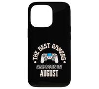 Los Mejores Jugadores Nacen en Agosto Gamer Regalo de cumpleaños Gaming Carcasa para iPhone 13 Pro