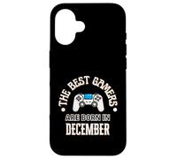 Los Mejores Jugadores Nacen en diciembre, Regalo de cumpleaños para Jugadores Carcasa para iPhone 16