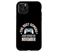 Los Mejores Jugadores Nacen en noviembre Gamer Regalo de cumpleaños Gaming Carcasa para iPhone 11 Pro