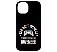 Los Mejores Jugadores Nacen en noviembre Gamer Regalo de cumpleaños Gaming Carcasa para iPhone 14