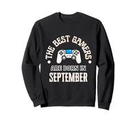 Los Mejores Jugadores Nacen en septiembre Gamer Regalo de cumpleaños Gaming Sudadera